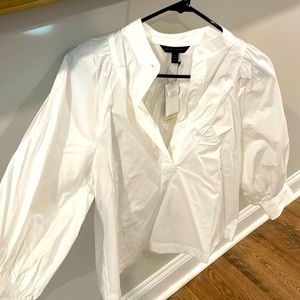 NWT Banana Republic white button down
